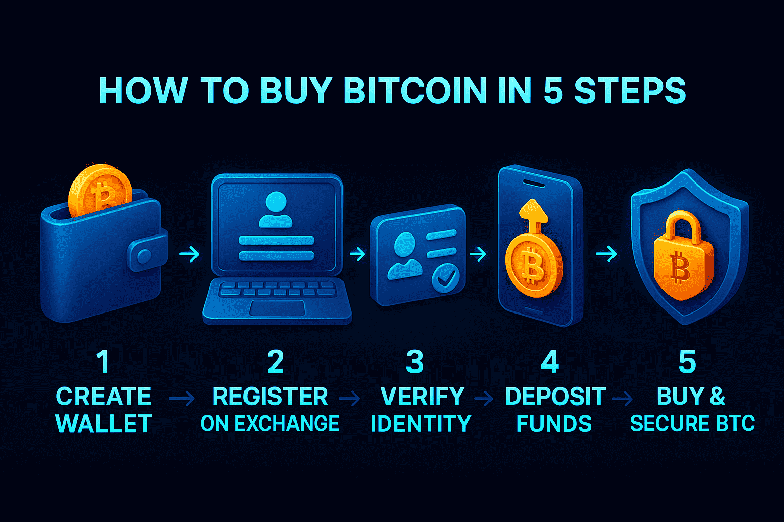  Buy Bitcoin in 5 Steps: A Beginner-Friendly Guide