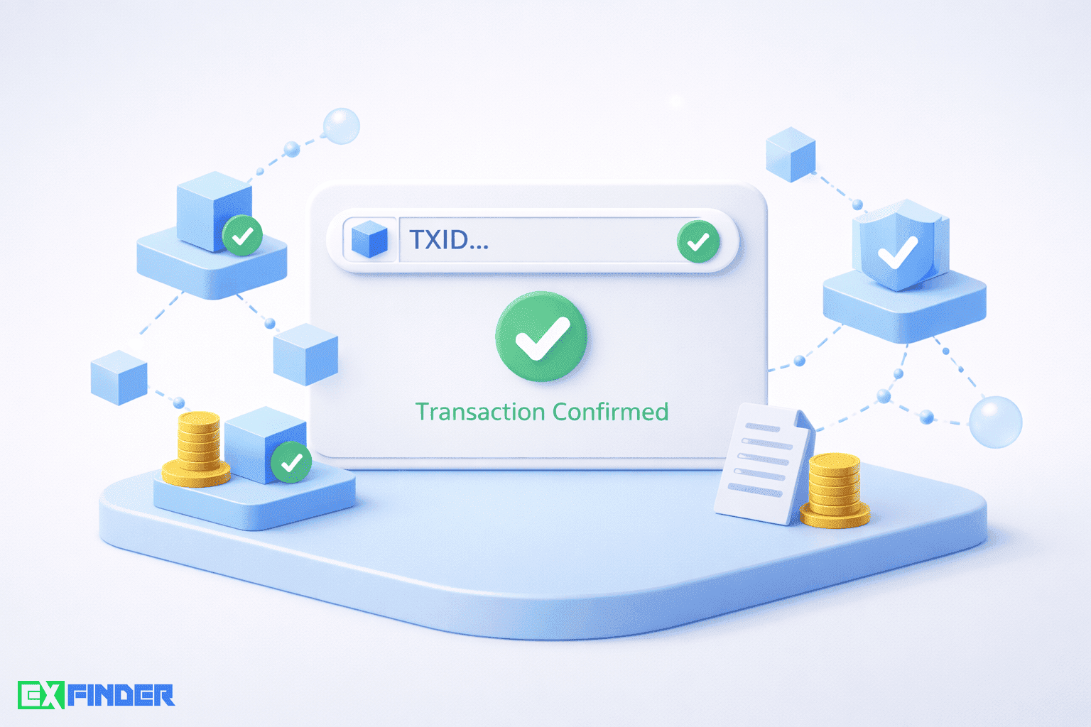  How to check a transaction status in a blockchain explorer