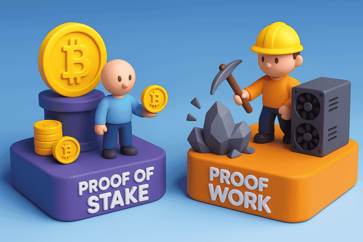 Proof of Work vs Proof of Stake: What’s the Difference?